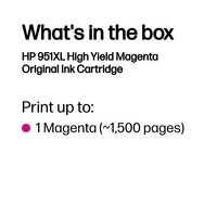 HP 951XL HIGH YIELD MAGENTA ORIGINAL