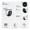 OUTDOOR PAN/TILT SECURITY WIFI CAM