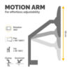 PLATINUM SERIES TRIPLE MONITOR ARM