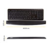 FOAM KEYBOARD WRIST SUPPORT BLACK