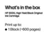 ORIGINAL HP 303XL HIGH YIELD BLACK I