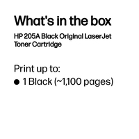HP 205A ORIGINAL BLACK LASERJET TONE