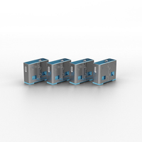 USB PORT BLOCKERS PACK OF 10 BLUE