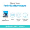 HP EVERYDAY GLOSSY PHOTO PAPER-100SH