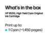 HP 953XL HIGH YIELD CYAN ORIGINAL IN