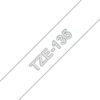 BRO 12MM WHITE ON CLEAR GLOSS TAPE