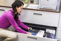 CE505A LJ BLACK STAND CAP CART