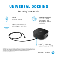 ^HP USB-C DOCK G5