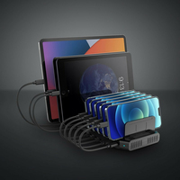 120W 10 PORT USB CHARGING STATION