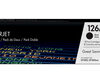 ^HP 126A BLACK DUAL PACK