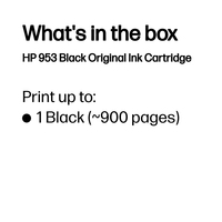 HP 953 BLACK ORIGINAL INK CARTRIDGE