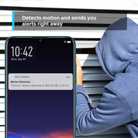 PAN/TILT HOME SECURITY WI-FI CAMERA