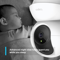 PAN/TILT HOME SECURITY WI-FI CAMERA