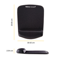 MOUSEPAD WRIST SUPPORT BLACK