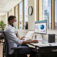 ^HP 400G9 DM I3-13100T 8/256 W11P