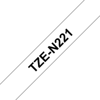 TZE-N221 BLACK ON WHITE MATT