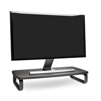 MONITOR STAND PLUS WIDE BLACK