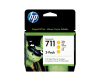 HP 711 3-PACK 29-ML YELLOW INK CARTS