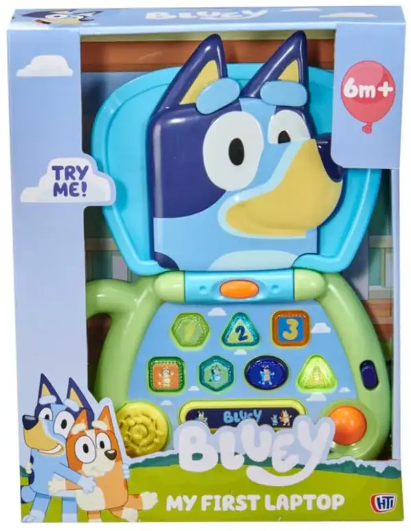 💙💻✨ Bluey My First Laptop – Baby & Toddler Interactive Toy (6 Months+) ✨💻💙