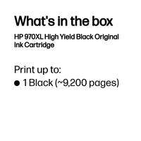 970XL BLACK INK CARTRIDGE