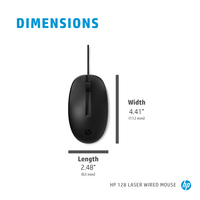 HP 128 WIRED MOUSE