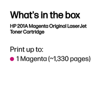 HP 201A MAGENTA LASERJET TONER