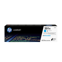HP 201X HIGH YIELD CYAN TONER