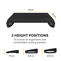 BREYTA FOOT REST - BLACK