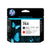 HP 744 MATTE BLACK & RED PRINTHEAD