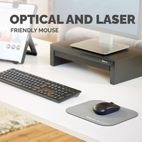 MOUSE PAD WITH MICROBAN - SILVER