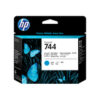 HP 744 PHOTO BLACK & CYAN PRINTHEAD