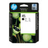 HP NO.45 BLACK INK 42ML 833 PAGES.