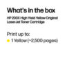 HP 203X ORIGINAL YELLOW LASERJET TON
