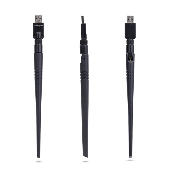 StarTech.com USB Bluetooth 5.3 Class 1 Adapter Dongle for PC/Laptop, Long-Range Connectivity for Keyboard, Mouse, Audio Streaming and PAN Networking, Windows/Linux