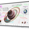 Samsung WM75B interactive whiteboard 190.5 cm (75") 3840 x 2160 pixels Touchscreen Grey, White