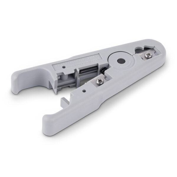 StarTech.com Network Cable Stripper and Cutter, Professional Wire Stripper for UTP/FTP/STP/Coax Cables, Rotary Wire Stripping and Cutting Tool