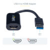 StarTech.com USB 3.0 to HDMI Adapter, USB to HDMI Monitor Converter for Windows, 1080P (no support for macOS/ChromeOS/Linux) - TAA