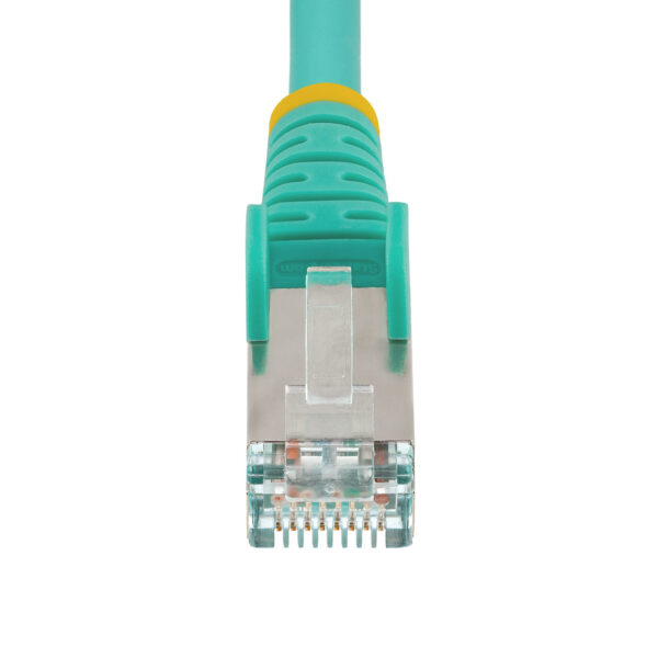 101932758_2388603750.jpg StarTech.com 5m CAT6a Ethernet Cable - Aqua - Low Smoke Zero Halogen (LSZH) - 10GbE 500MHz 100W PoE++ Snagless RJ-45 w/Strain Reliefs S/FTP Network Patch Cord