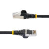 101932771_6962749501.jpg StarTech.com 50cm CAT6a Ethernet Cable - Black - Low Smoke Zero Halogen (LSZH) - 10GbE 500MHz 100W PoE++ Snagless RJ-45 w/Strain Reliefs S/FTP Network Patch Cord