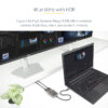 StarTech.com USB-C to Dual Displayport 1.4 Adapter, USB Type-C Multi-Monitor MST Hub, Dual 5K 60Hz DP Laptop Display Extender / Splitter, HDR, Extra-Long Built-In Cable - Windows Only