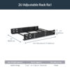 StarTech.com 2U Fixed 19" Adjustable Depth Universal Server Rack Rails