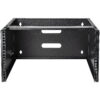 StarTech.com 6U Wall Mount Network Rack - 14 Inch Deep (Low Profile) - 19" Patch Panel Bracket for Shallow Server and IT Equipment, Network Switches - 44lbs/20kg Weight Capacity, Black