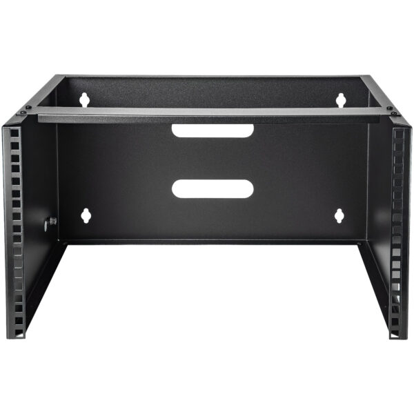 StarTech.com 6U Wall Mount Network Rack - 14 Inch Deep (Low Profile) - 19" Patch Panel Bracket for Shallow Server and IT Equipment, Network Switches - 44lbs/20kg Weight Capacity, Black