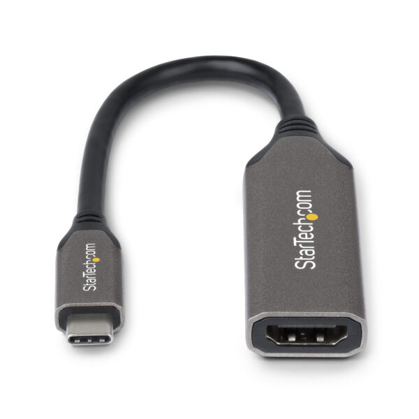StarTech.com 112B-USBC-HDMI21 video cable adapter 0.2 m USB Type-C HDMI Type A (Standard) Grey