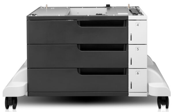 HP LaserJet 3x500-sheet Feeder and Stand