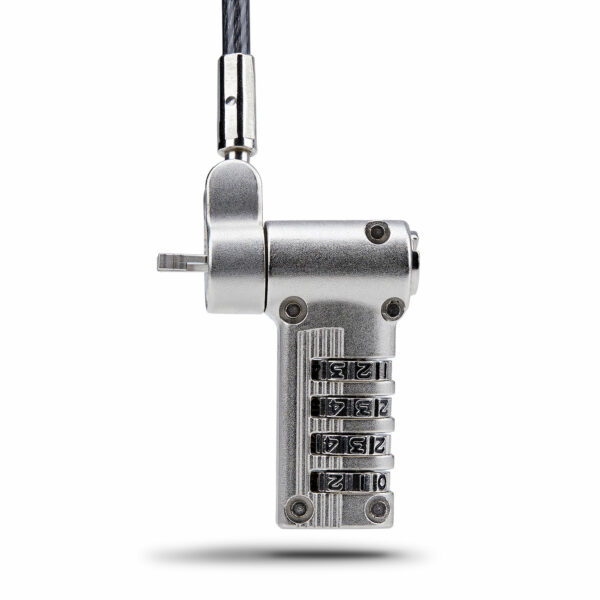 StarTech.com 25-Pack Universal Laptop Lock 6.6ft (2m), Serialized Security Cable for Notebook, Compatible With Noble Wedge®/Nano/K-Slot, Keyless Combination Cable - TAA