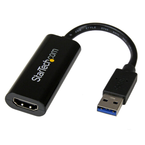 StarTech.com USB 3.0 to HDMI Adapter, USB to HDMI Monitor Converter for Windows, 1080P (no support for macOS/ChromeOS/Linux) - TAA