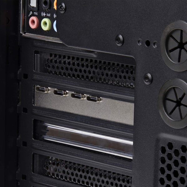 StarTech.com 5-Port USB PCIe Card, USB 3.2 10Gbps, PCI Express Card with 4x USB-C Ports, 1x USB-A Internal Port, USB PCIe Controller Card, Windows/macOS/Linux