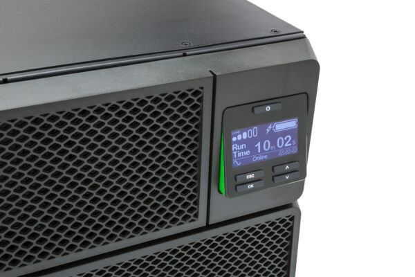 APC Smart-UPS On-Line SRT6KRMXLI - 6kW/VA, 6x C13 + 4x C19 + hardwire 1 phase output, rack mountable, Embedded NMC