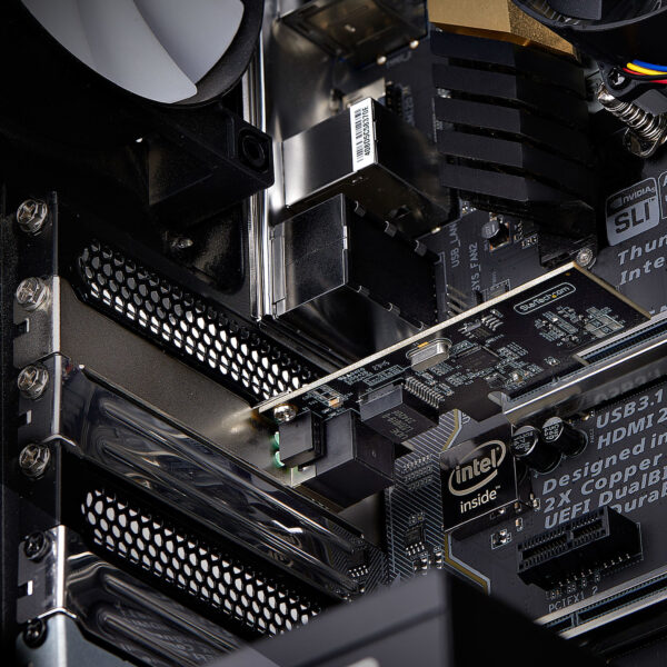 StarTech.com 1-Port 2.5Gbps NBASE-T PCIe Network Card, Intel® I225-V, Single-Port Computer Network Card, Ethernet MultiGigabit NIC, PCI Express Server LAN Card